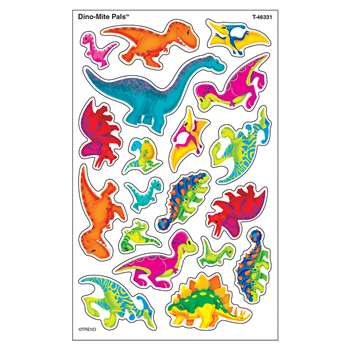 Dino-Mite Pals Supershapes Stickers Large, T-46331