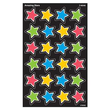 Amazing Stars Supershape Stickers 192 Count, T-46348