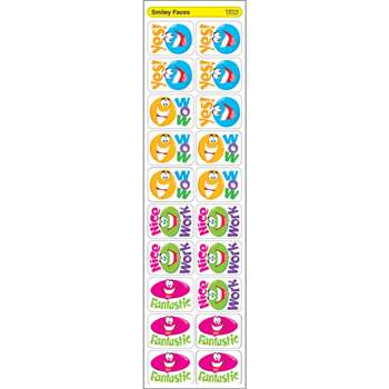 Applause Stickers Smiley 100/Pk Faces Acid-Free By Trend Enterprises