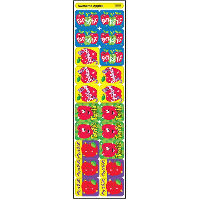 Applause Stickers Awesome 100/Pk Apples Acid-Free By Trend Enterprises