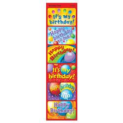 Applause Stickers Birthday 30/Pk Time Acid-Free Larger Size By Trend Enterprises