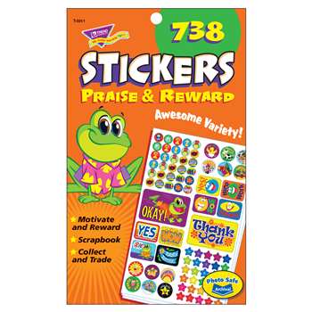 Praise & Reward Spd Sticker Pads By Trend Enterprises