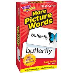 Flash Cards More Picture 96/Box Words By Trend Enterprises