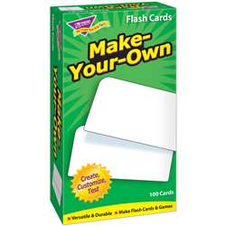 Flash Cards Make Your Own 100/Box By Trend Enterprises
