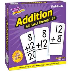 Flash Cards All Facts 169/Box 0-12 Addition By Trend Enterprises