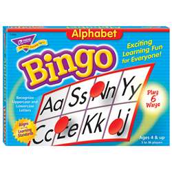 Bingo Alphabet Ages 4 & Up By Trend Enterprises