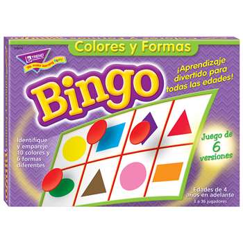 Bingo De Colores Y Figuras Old T086 By Trend Enterprises