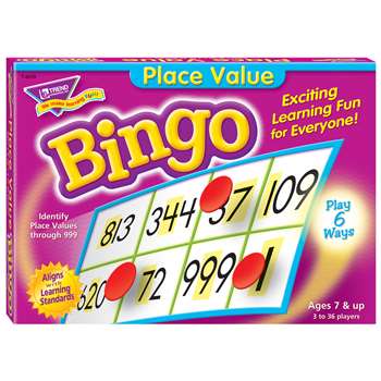 Place Value Bingo Game By Trend Enterprises