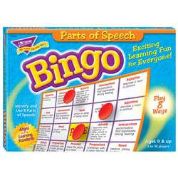 Bingo Parts Of Speech Ages 8 & Up By Trend Enterprises