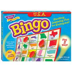 Bingo Usa Ages 8 & Up By Trend Enterprises
