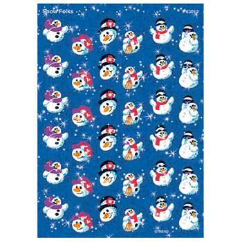 Sparkle Stickers Snow Folks By Trend Enterprises