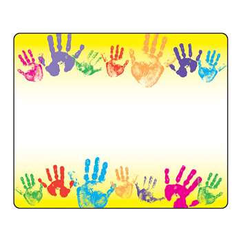 Name Tags Rainbow Handprints 36Pk By Trend Enterprises