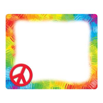 Peace Sign Name Tags By Trend Enterprises