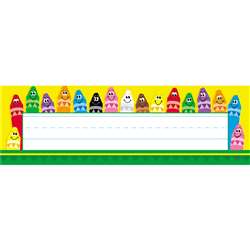 Desk Toppers Colorful 36/Pk 2X9 Crayons By Trend Enterprises