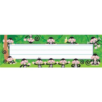 Monkey Mischief Desk Toppers Name Plates By Trend Enterprises