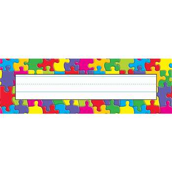 Jigsaw Desk Toppers Name Plates By Trend Enterprises