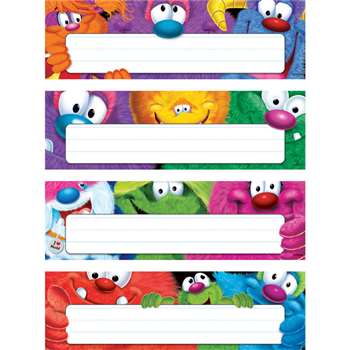 Furry Friends Desk Toppers Name Plates Variety Pack By Trend Enterprises