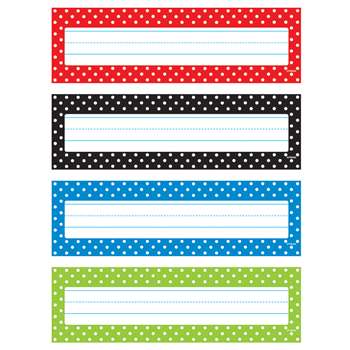 Polka Dots Desk Toppers Name Plates, T-69951