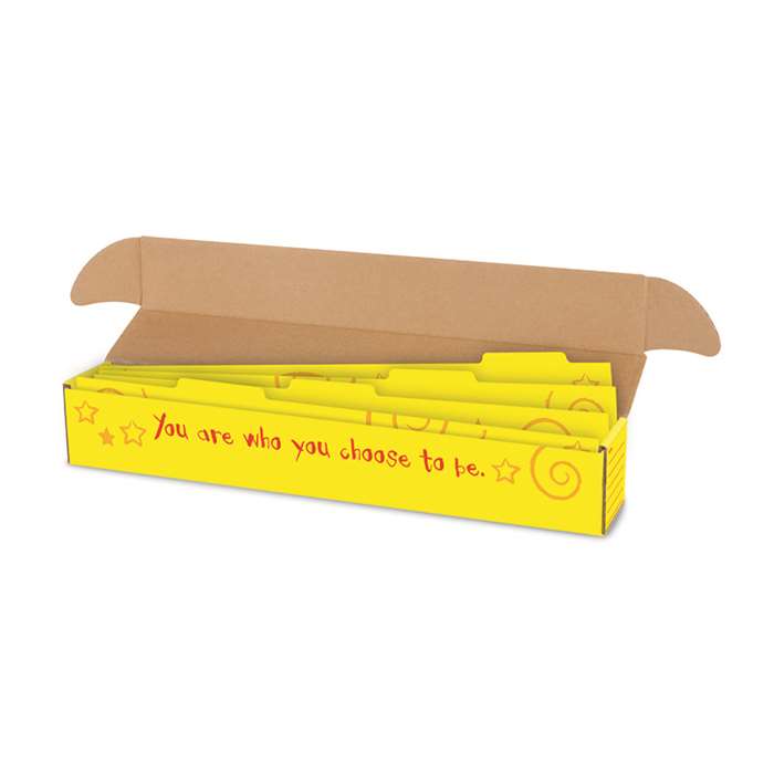 Sentence Strip Storage Box With Dividers 3 X 3 X 26 By Trend Enterprises