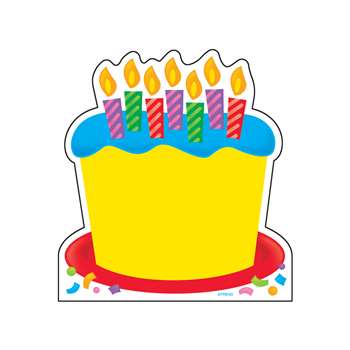 Note Pad Birthday Cake 50 Sht 5X5 Acid-Free By Trend Enterprises