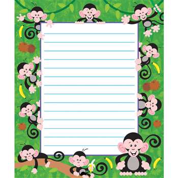 Monkey Mischief Note Pad By Trend Enterprises