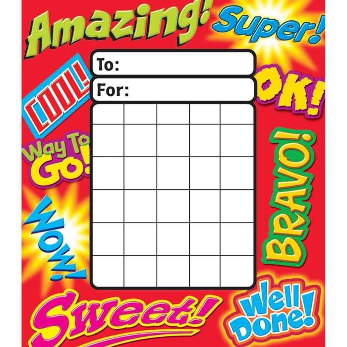 Inspiring Words Incentive Pad By Trend Enterprises