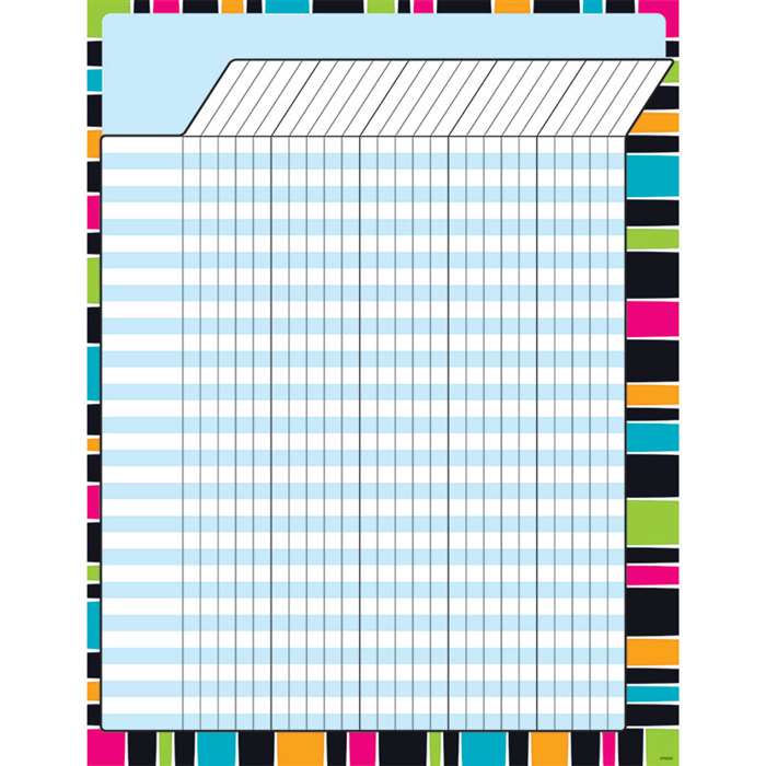 Stripe-Tacular Groovy Incentive Chart, T-73394