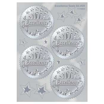 Award Seal Excellence (Silver) 32/Pack By Trend Enterprises