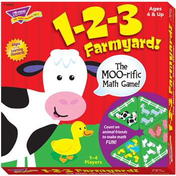 Learning Games 1-2-3 Farmyard By Trend Enterprises