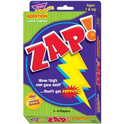 Zap Addition Card Game By Trend Enterprises
