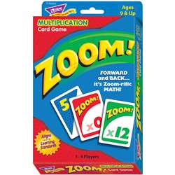 Zoom Multiplication Card Game By Trend Enterprises