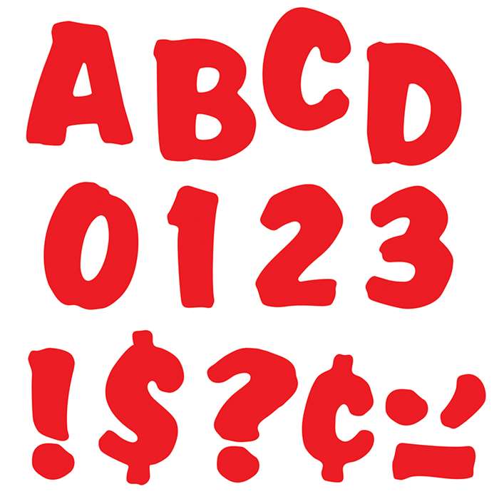 Ready Letters 4 Splash Red Uppercase By Trend Enterprises