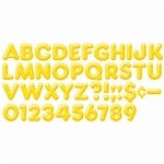 Ready Letters 2Inch 3-D Yellow By Trend Enterprises