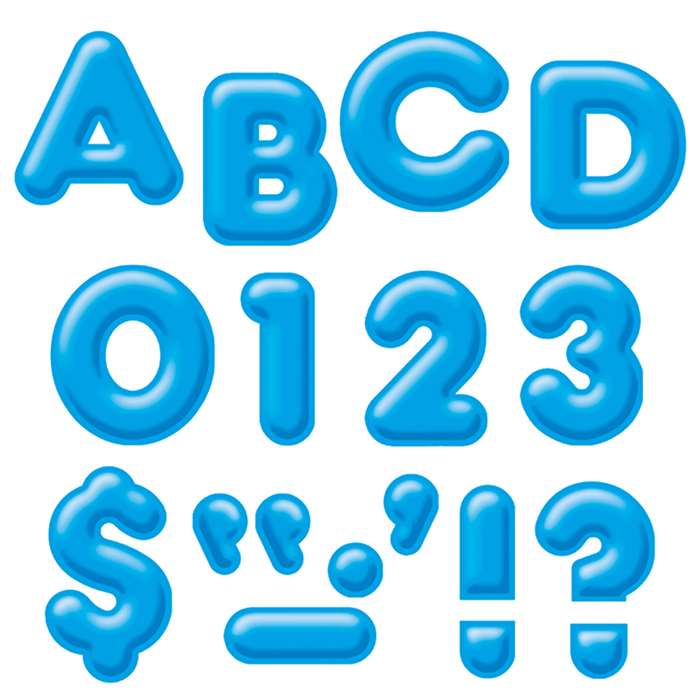 Ready Letters 2Inch 3-D Blue By Trend Enterprises