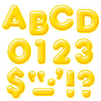 Ready Letters 4Inch 3-D Yellow By Trend Enterprises