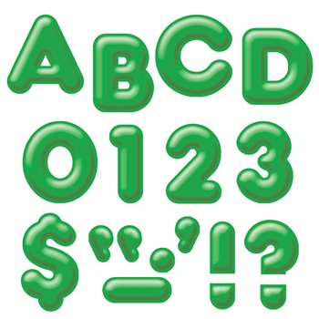 Ready Letters 4 Inch 3-D Green By Trend Enterprises