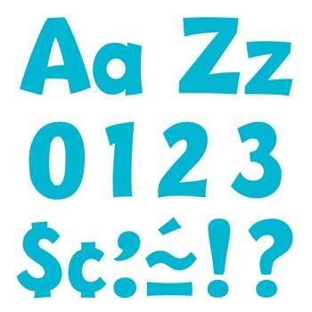 Sky Blue 4 &quot; Playful Combo Pack Ready Letters, T-79769