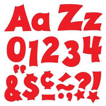 Red 4In Combo Pack Uppercase Lowercase By Trend Enterprises