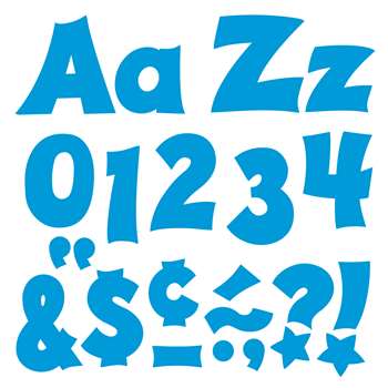 Blue 4In Combo Pack Uppercase Lowercase By Trend Enterprises
