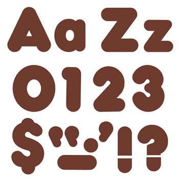 Chocolate 4In Casual Combo Ready Letters By Trend Enterprises