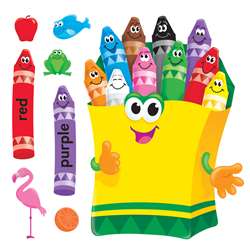 Bb Set Colorful Crayons By Trend Enterprises