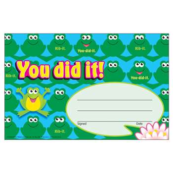 Awards You Did It Frogs By Trend Enterprises