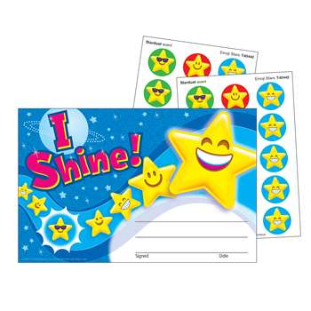Stinky Stickers Award I Shine Emoji Scratch N Snif, T-81303
