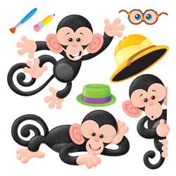 Monkey Mischief Bbs Sets By Trend Enterprises