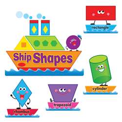 Ship Shapes & Colors Bulletin Board Set By Trend Enterprises