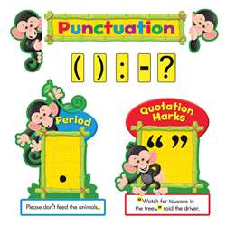 Monkey Mischief Punctuation Bulletin Board Set, T-8282