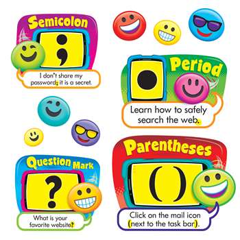 Emoji Punctuation Bulletin Board Set, T-8289