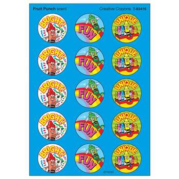 Stinky Stickers Creative Crayons By Trend Enterprises
