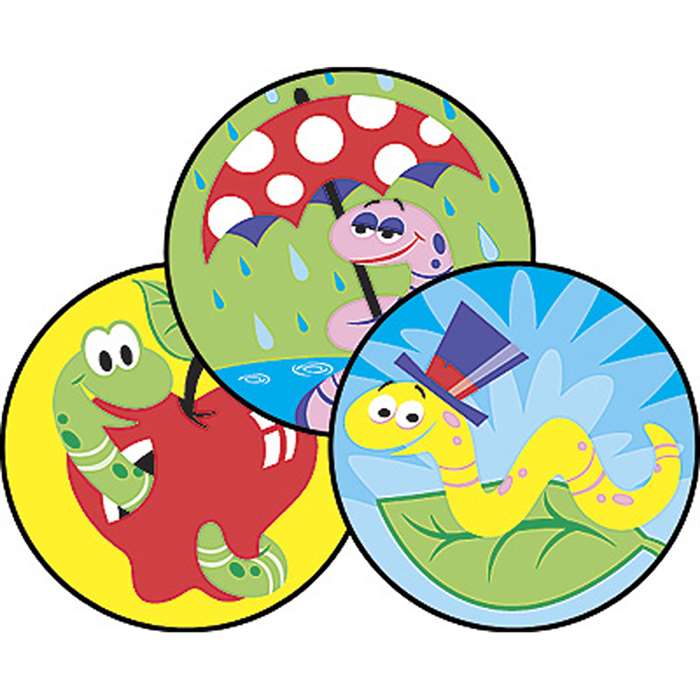 Stinky Stickers Wiggly Worms By Trend Enterprises