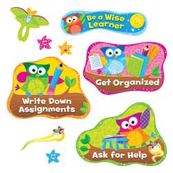 Owl Stars Study Habits Bulletin Board Set By Trend Enterprises